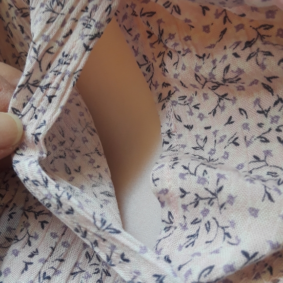 Floral Print Babydoll Adjustable Strap Dress in 2X - Picture 9 of 13